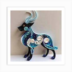 Quilling Scorpio Art Print