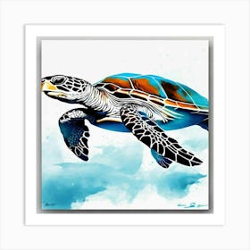 Sea Turtle Art Print