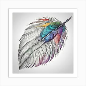 Feather Feather Feather 22 Art Print