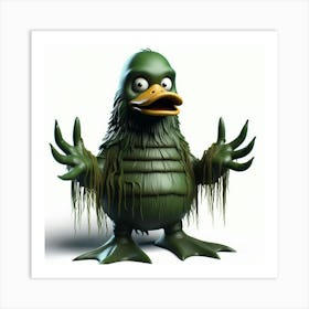 Duck Creature from the Black lagoon 1 Art Print