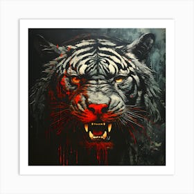 Tiger Love Art Print