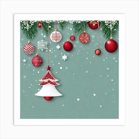 Christmas Background 13 Art Print