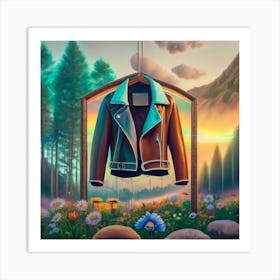 A Leather Jacket Art Print