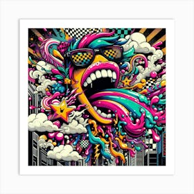 Psychedelic Art 50 Art Print