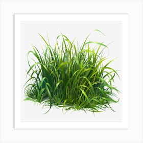 Watercolor-Spring-Grass-Clipart. Oliviaarts.13 Art Print