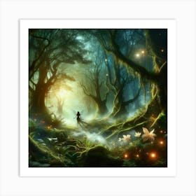 Fairy Forest 4 Art Print