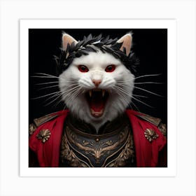 King Of Cats Art Print