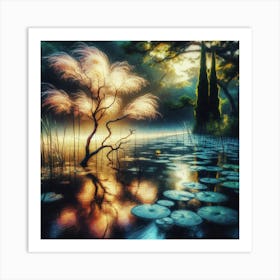 Lily Pond 2 Art Print