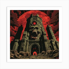 Castle Of Hell Art Print