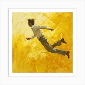 A Free Running Oil Painting Illustration 1719335807 4 Art Print