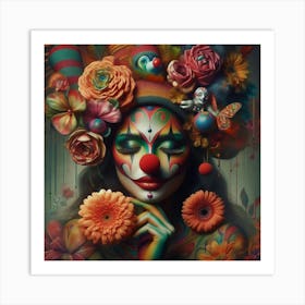 Clown 6 Art Print