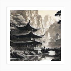 Chinese Pagoda 2 Art Print