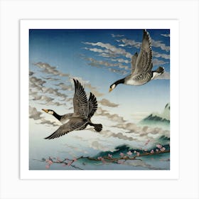 Solitary Soar – A Wild Goose S Journey Art Print