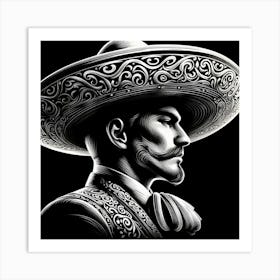 Mexican man 1 Art Print