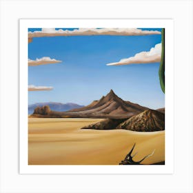 Desert Landscape Art Print