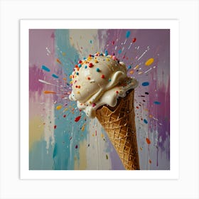 Ice Cream Cone Art Print