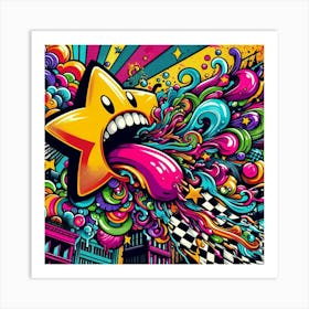 Psychedelic Art 60 Art Print