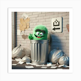 Garbage Man Art Print