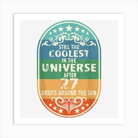 27 Year Of Being Awesome Limited Edition 27th Birthday 1 Art Print