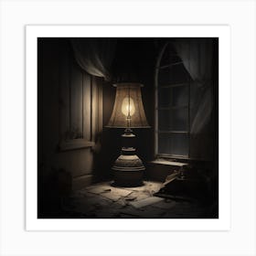 Lonely Lamp Art Print