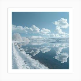 Reflections In A Lake Art Print