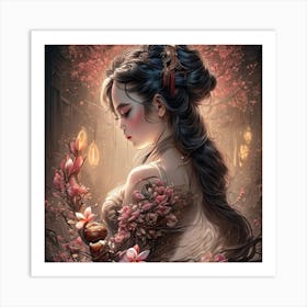 Chinese Woman 2 Art Print