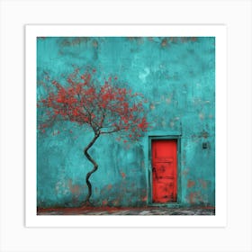 Red Door 11 Art Print