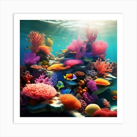 Coral Reef Art Print