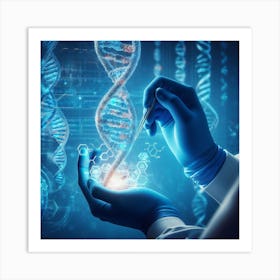 Dna Technology Art Print