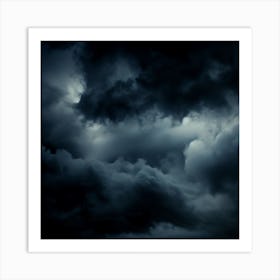 Dark Stormy Sky 2 Art Print