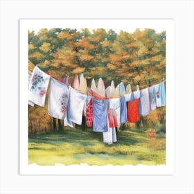 Laundry Day Art Print 6 Art Print