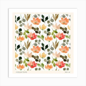 Floral 001 44 Art Print