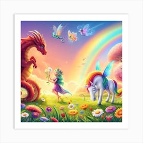 Fairy Garden Art Print