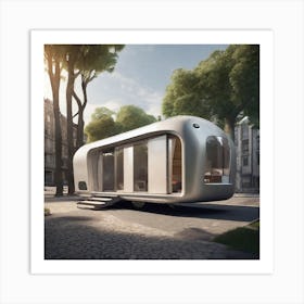 Futuristic Mobile Home Art Print