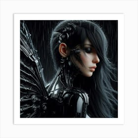 Girl With Wings 1 Art Print