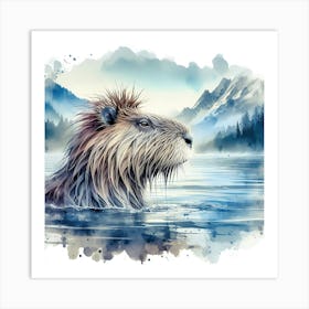 Creative Wild Animal Representation 12 Art Print