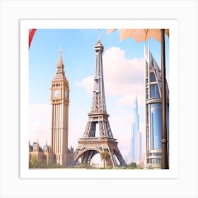 Eiffel Tower Art Print