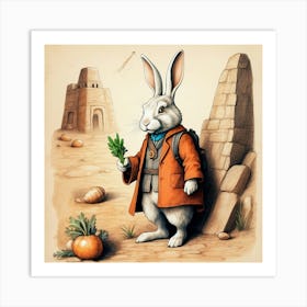 Rabbit In The Desert 4 Póster