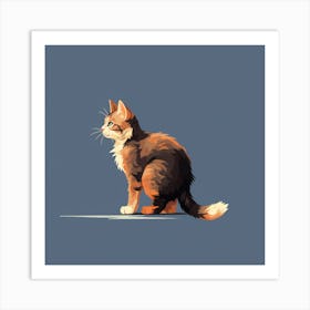 Cat Portrait Art Print