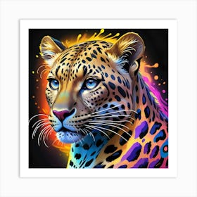 Albedobase Xl High Quality A Beautifully Designed Leopard Emer 1 Upscayl 4x Realesrgan X4plus Anime Art Print