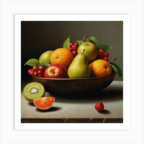 Fruit Bowl Art Print