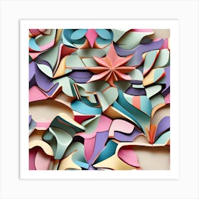 Paper Cut Art Art Print