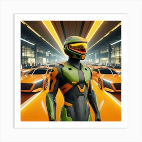 Futuristic Man 226 Art Print