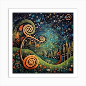 Starry Night 6 Art Print