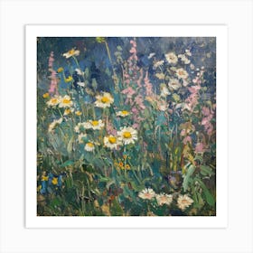 Wildflowers In The Meadow Art Print