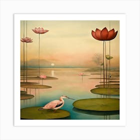 Lotus Lily 3 Art Print