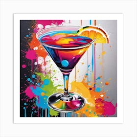 Cocktail Martini 1 Art Print