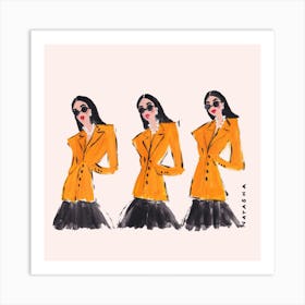 Fall Fashion Art Print