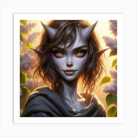 Demon Girl 1 Art Print