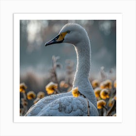 Elegant Swan Art Print